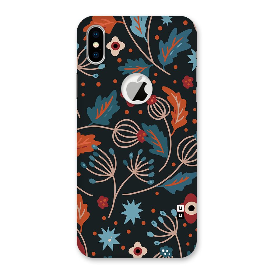 Nordic Arts Leaves Back Case for iPhone XS Logo Cut