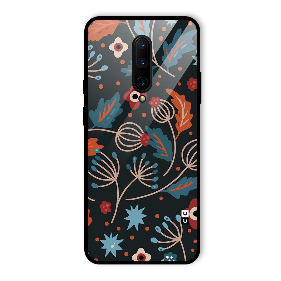 Nordic Arts Leaves Glass Back Case for OnePlus 7 Pro