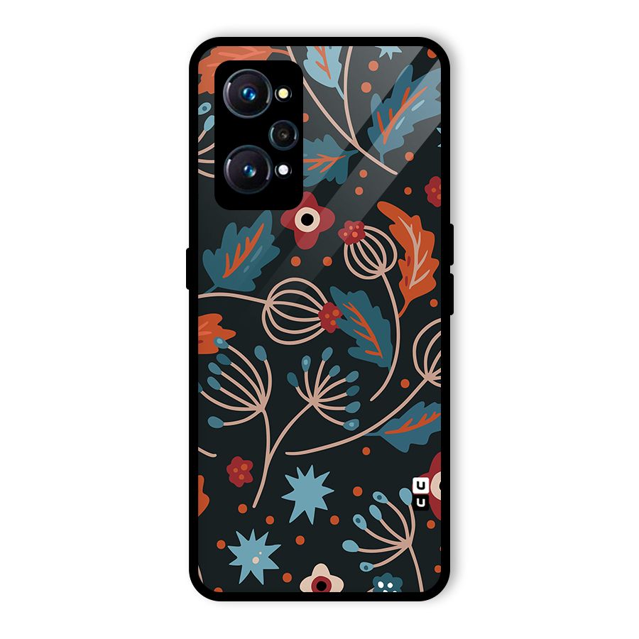 Nordic Arts Leaves Glass Back Case for Realme GT 2