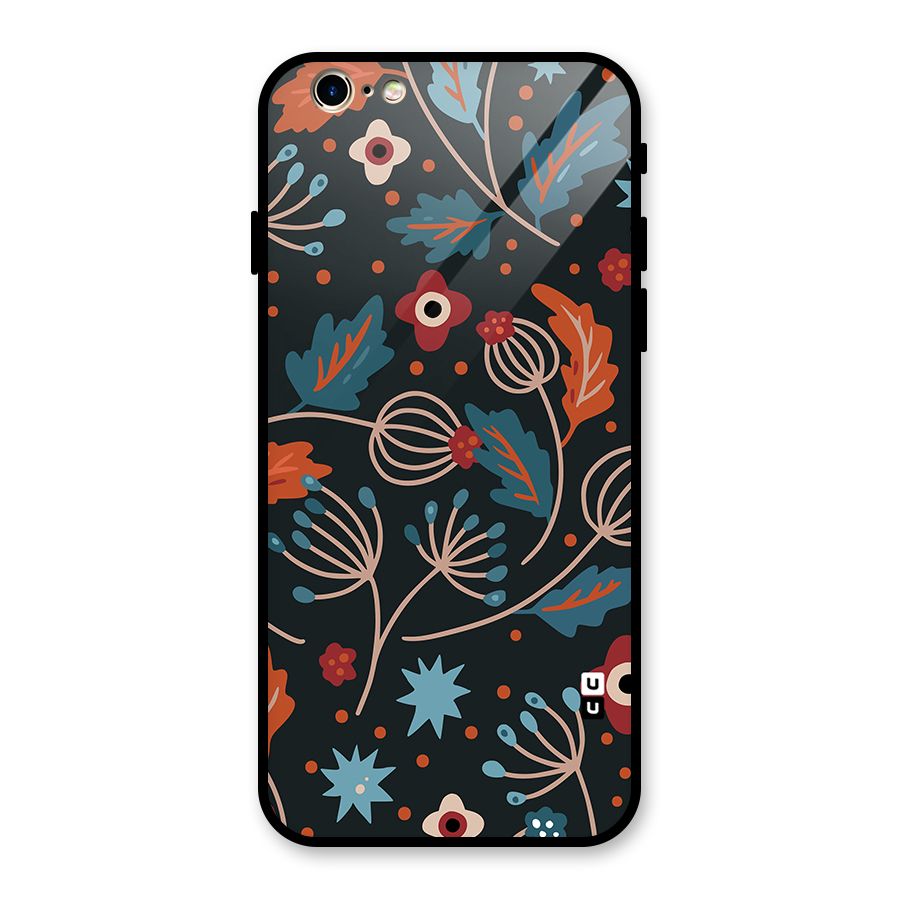 Nordic Arts Leaves Glass Back Case for iPhone 6 6S