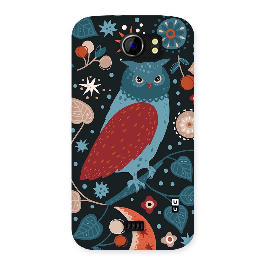Nordic Arts Owl Back Case for Canvas 2 A110