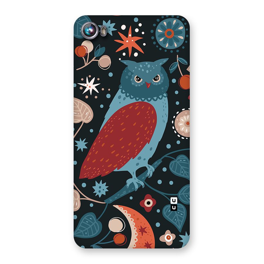 Nordic Arts Owl Back Case for Canvas Fire 4 (A107)