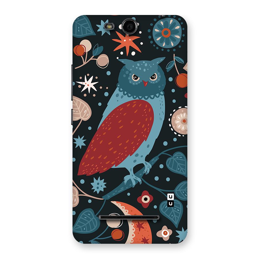 Nordic Arts Owl Back Case for Canvas Juice 3 Q392