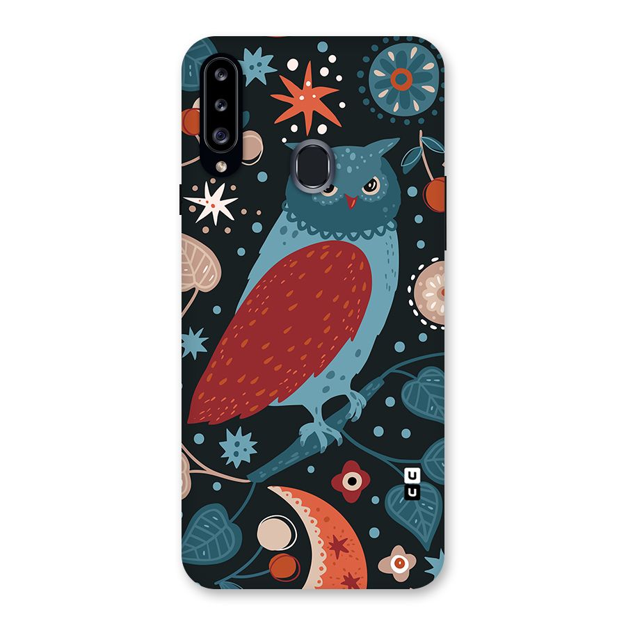 Nordic Arts Owl Back Case for Galaxy A20s