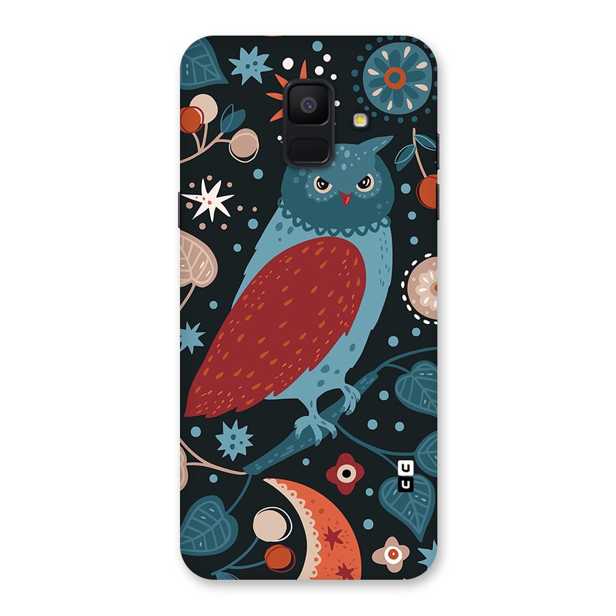 Nordic Arts Owl Back Case for Galaxy A6 (2018)