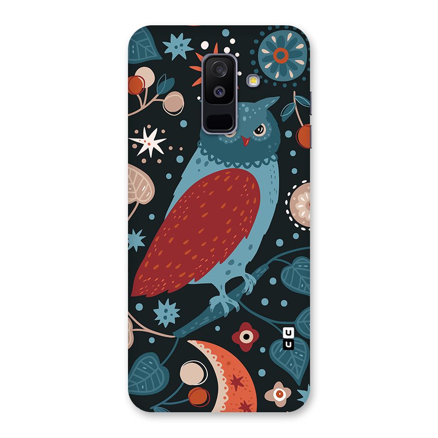 Nordic Arts Owl Back Case for Galaxy A6 Plus