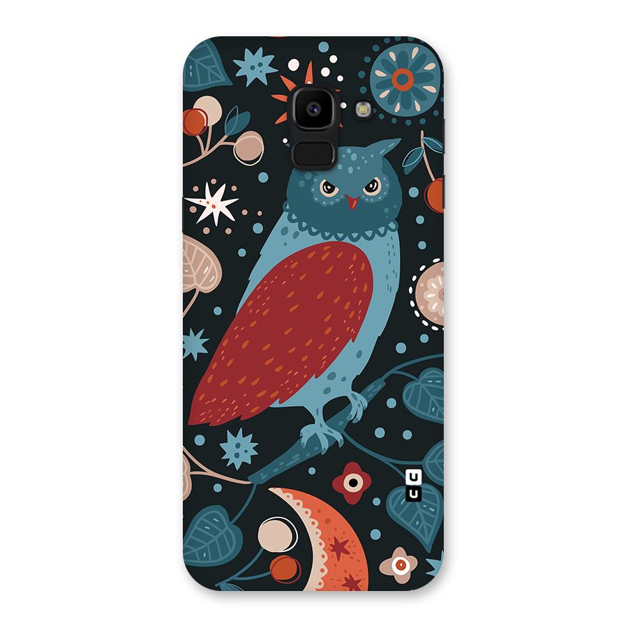 Nordic Arts Owl Back Case for Galaxy J6