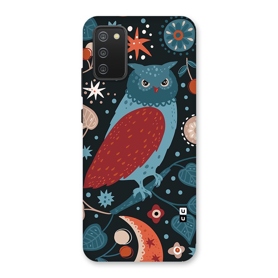 Nordic Arts Owl Back Case for Galaxy M02s