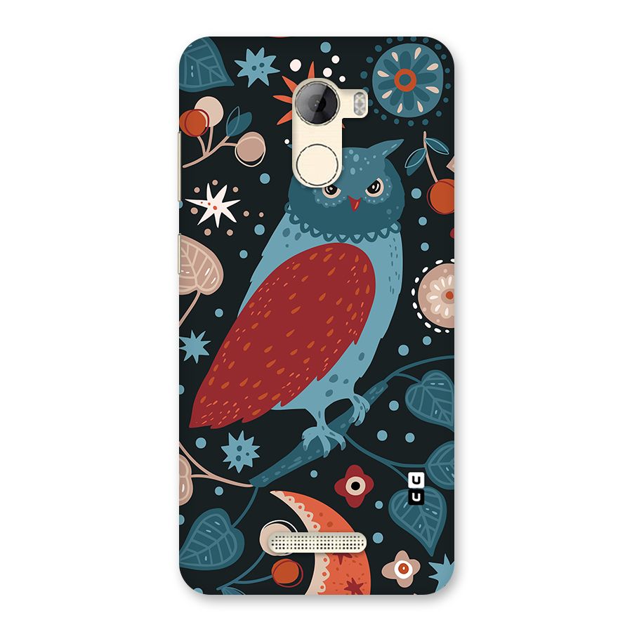 Nordic Arts Owl Back Case for Gionee A1 LIte