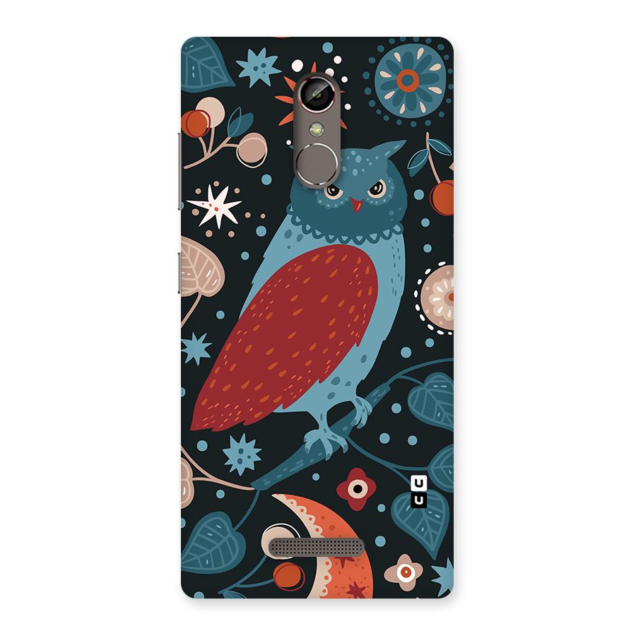 Nordic Arts Owl Back Case for Gionee S6s