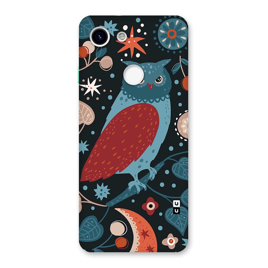 Nordic Arts Owl Back Case for Google Pixel 3