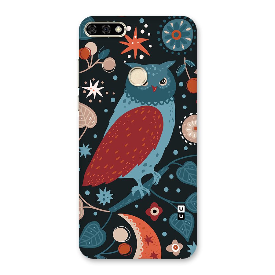 Nordic Arts Owl Back Case for Honor 7A