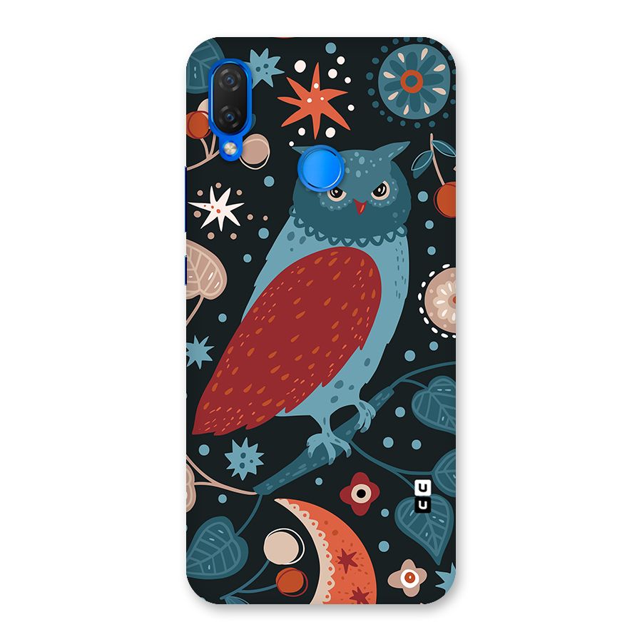 Nordic Arts Owl Back Case for Huawei P Smart+