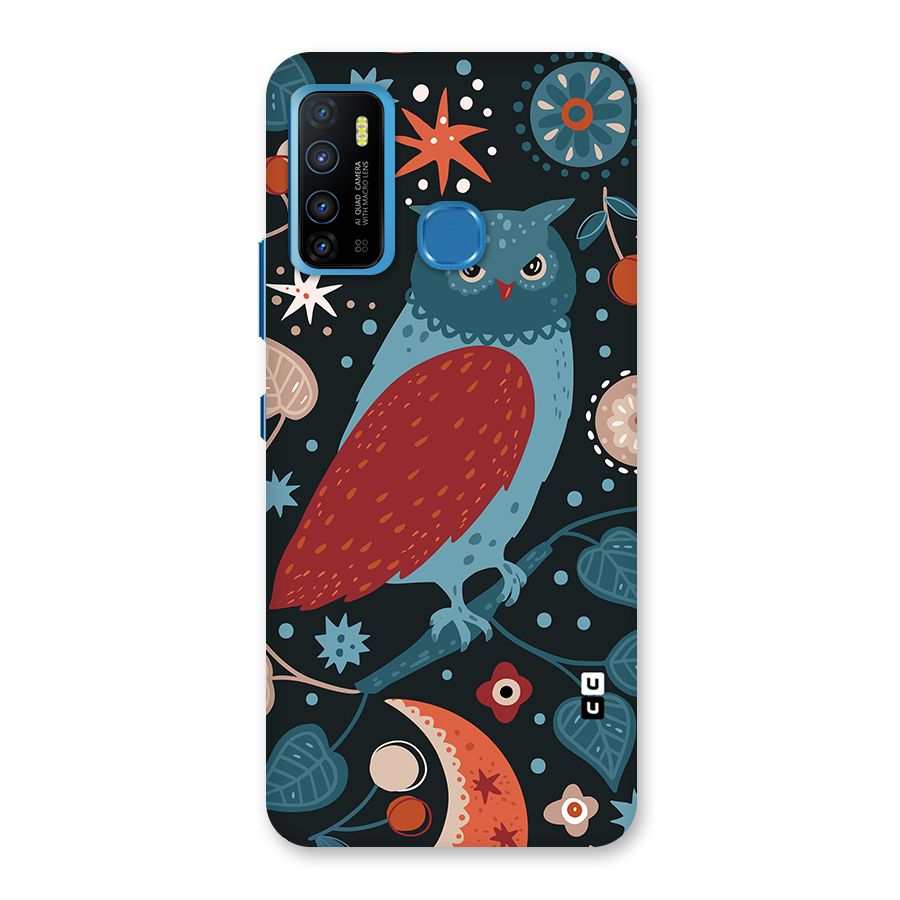 Nordic Arts Owl Back Case for Infinix Hot 9