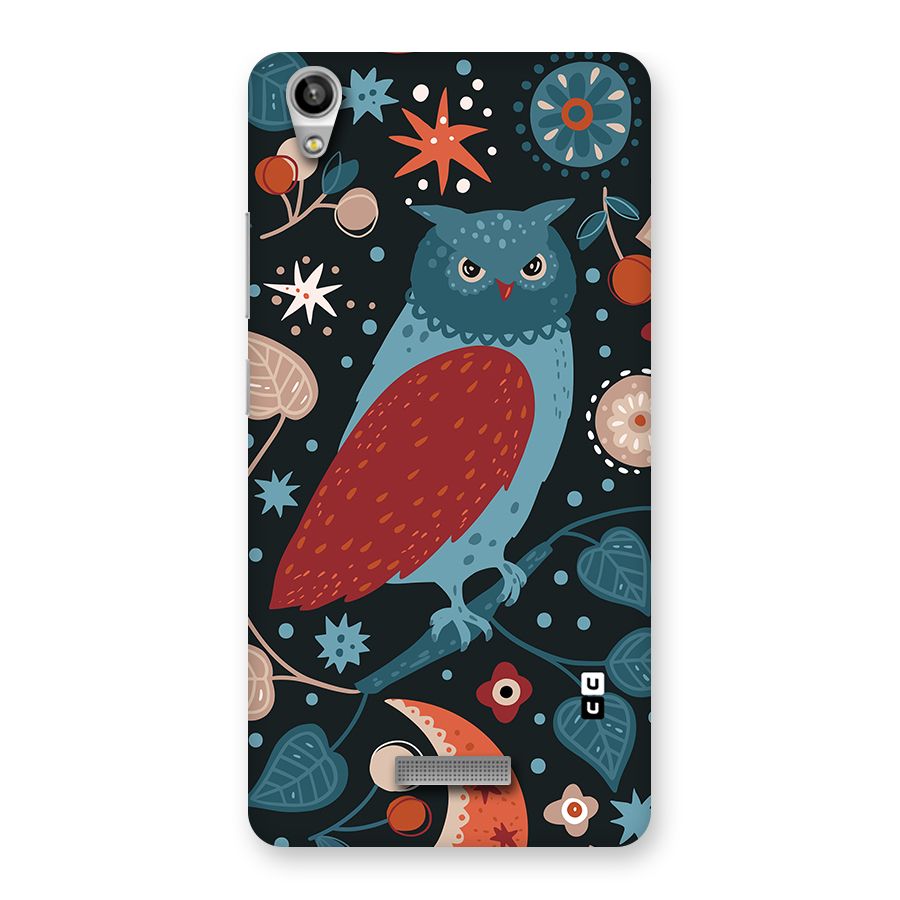 Nordic Arts Owl Back Case for Lava Pixel V1