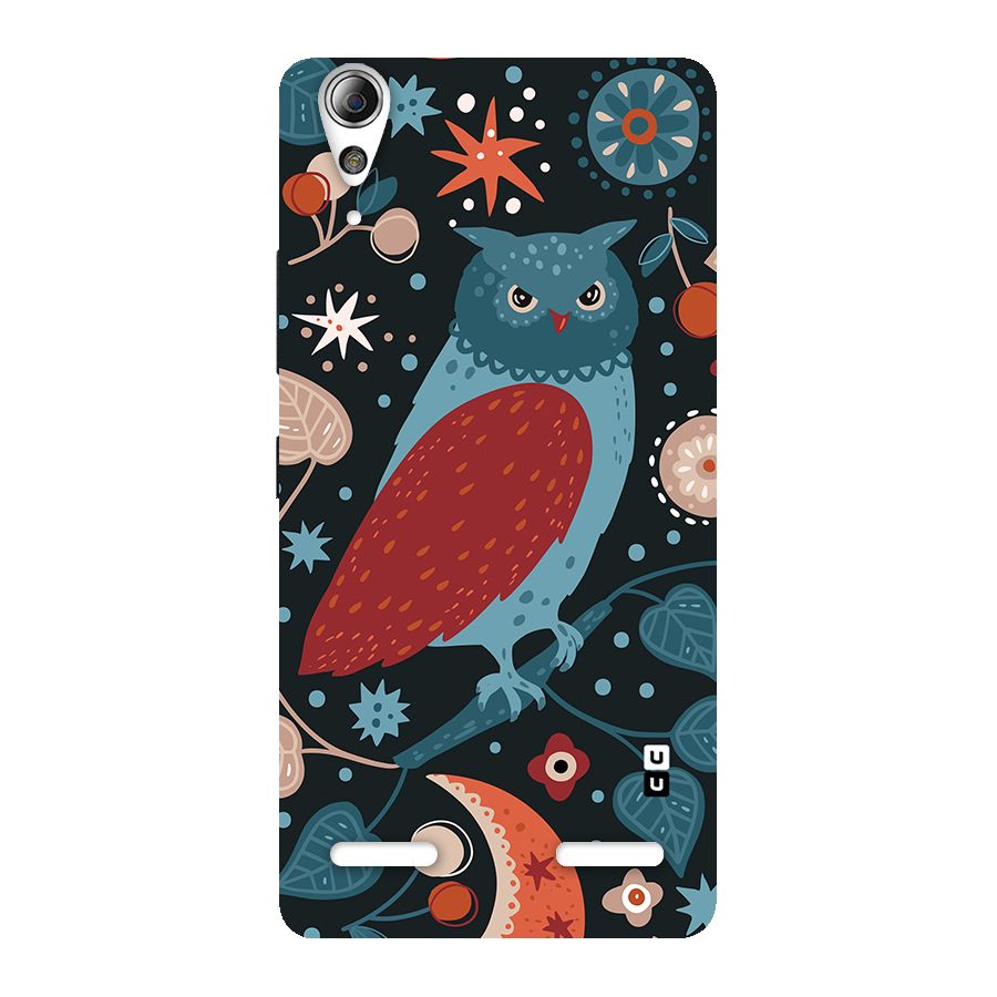 Nordic Arts Owl Back Case for Lenovo A6000 Plus