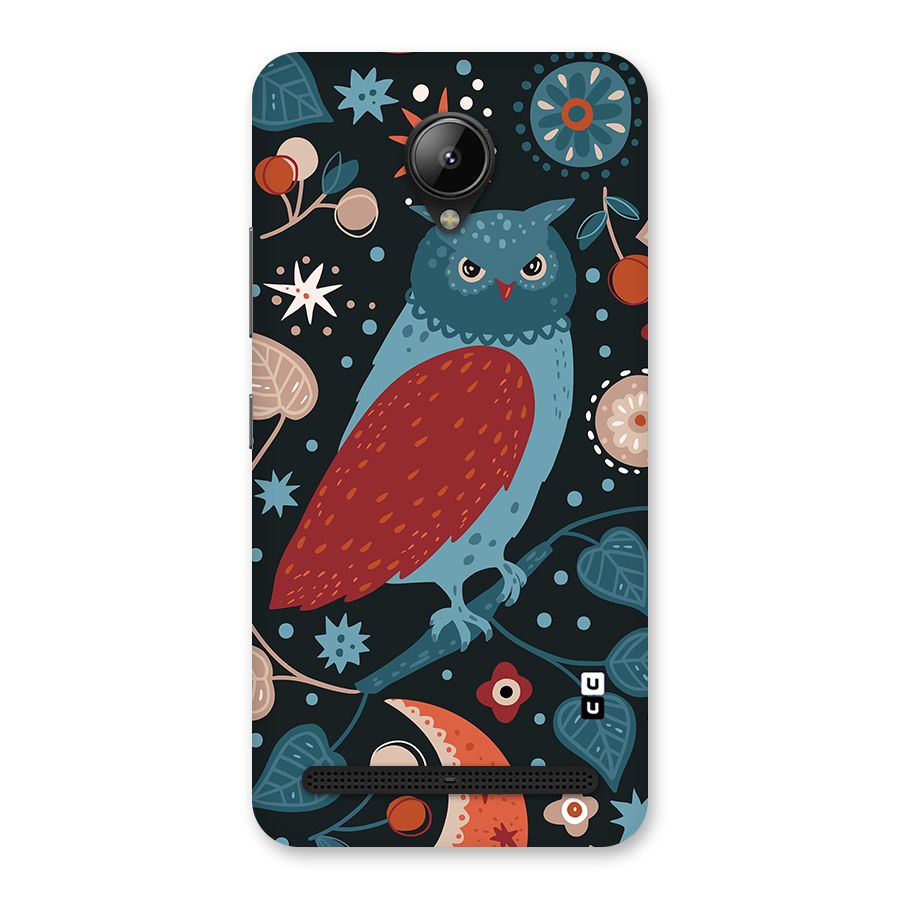 Nordic Arts Owl Back Case for Lenovo C2