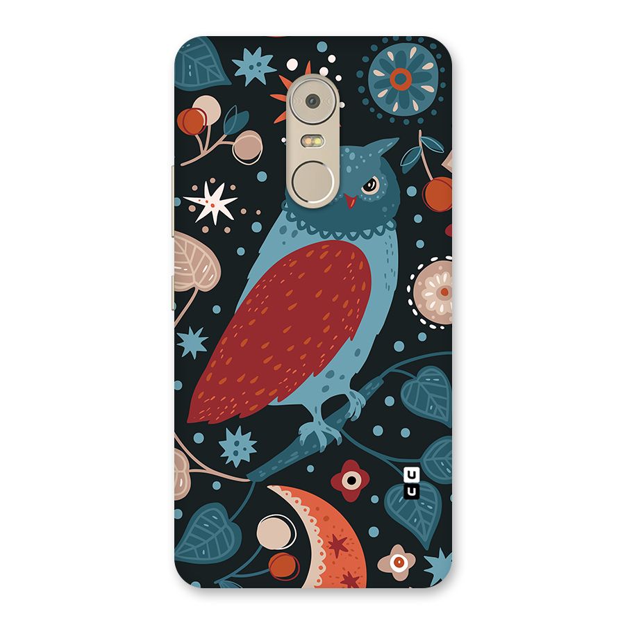 Nordic Arts Owl Back Case for Lenovo K6 Note