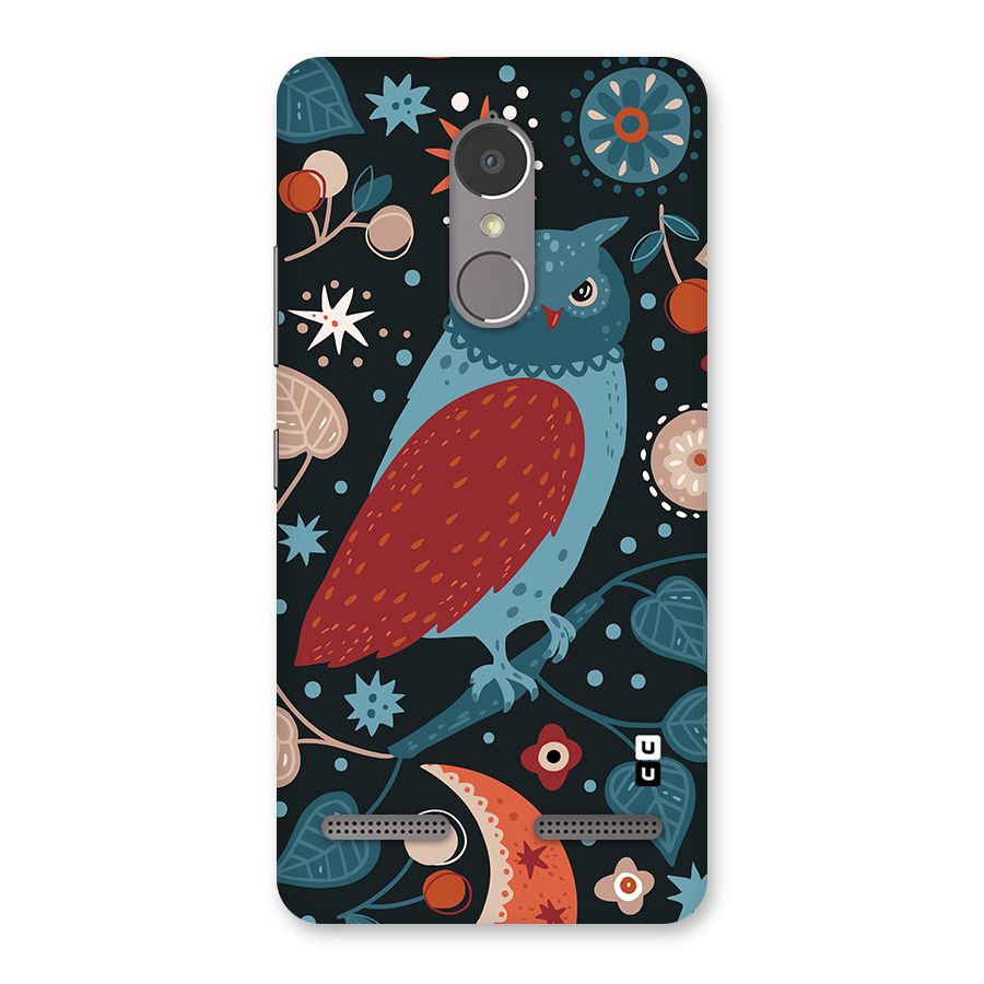 Nordic Arts Owl Back Case for Lenovo K6 Power