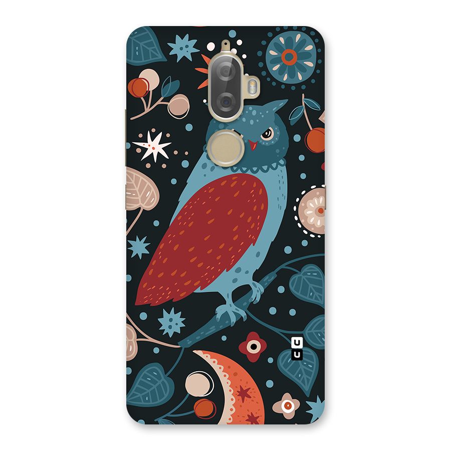 Nordic Arts Owl Back Case for Lenovo K8 Plus
