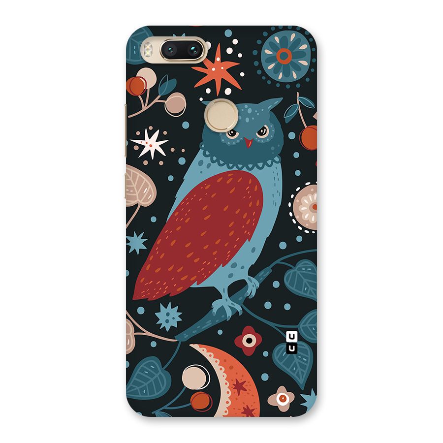 Nordic Arts Owl Back Case for Mi A1