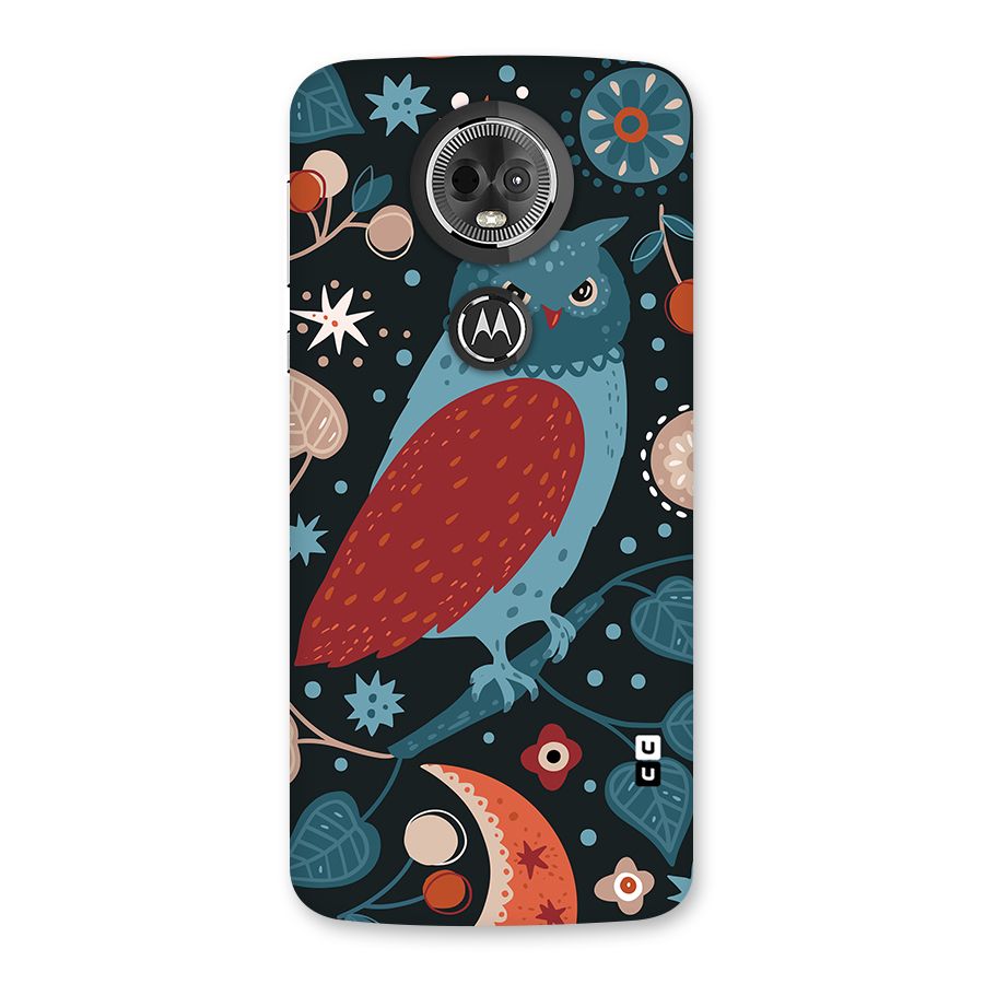 Nordic Arts Owl Back Case for Moto E5 Plus