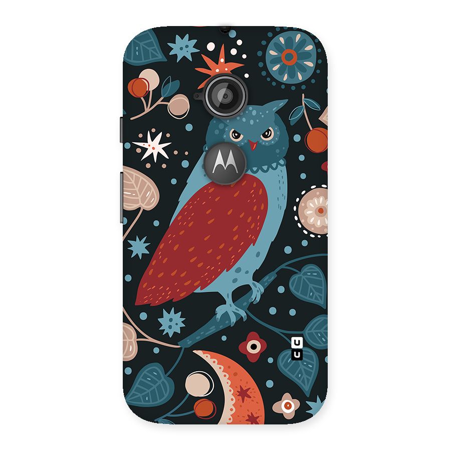 Nordic Arts Owl Back Case for Moto E 2nd Gen