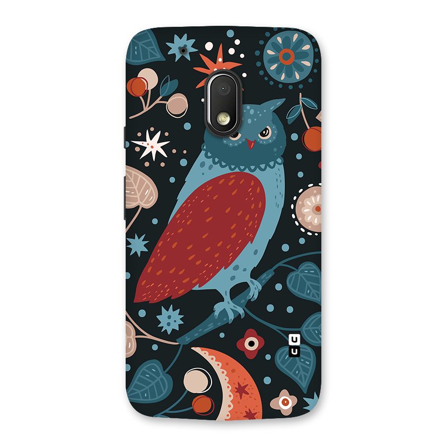 Nordic Arts Owl Back Case for Moto G4 Play