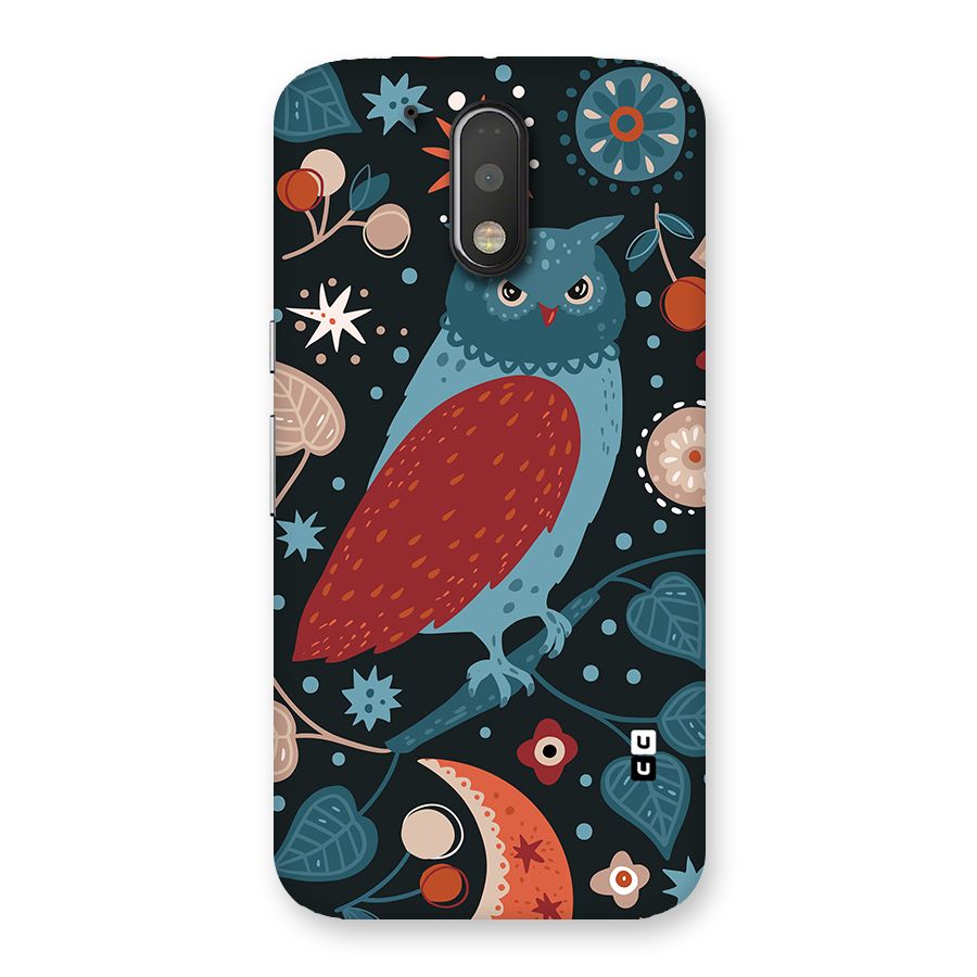 Nordic Arts Owl Back Case for Moto G4 Plus