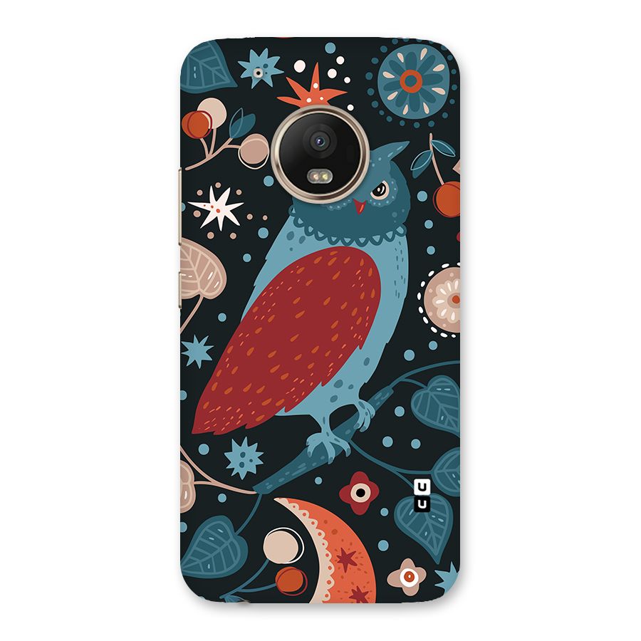 Nordic Arts Owl Back Case for Moto G5 Plus
