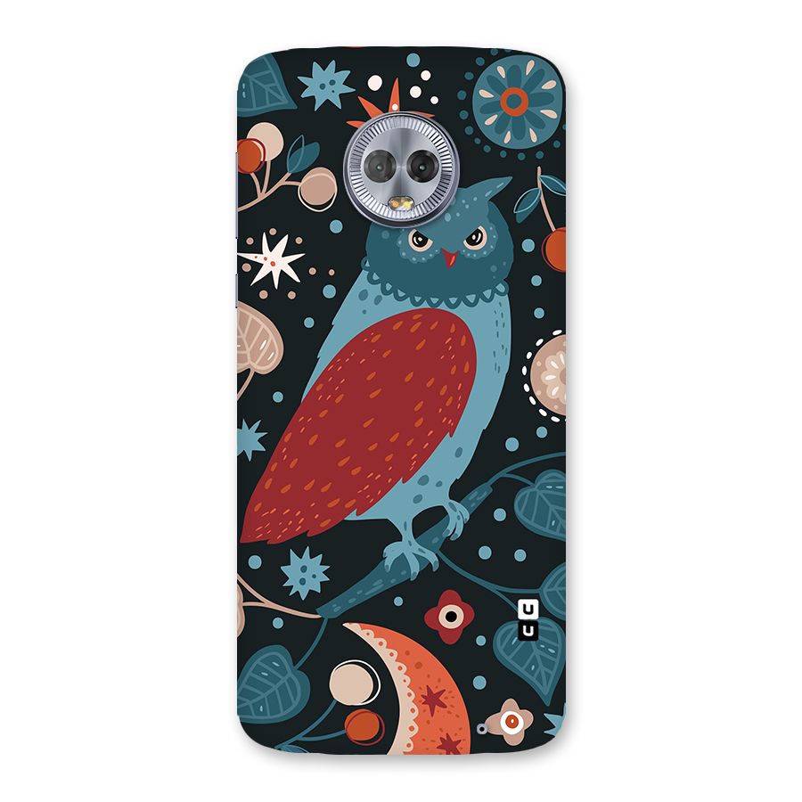 Nordic Arts Owl Back Case for Moto G6 Plus