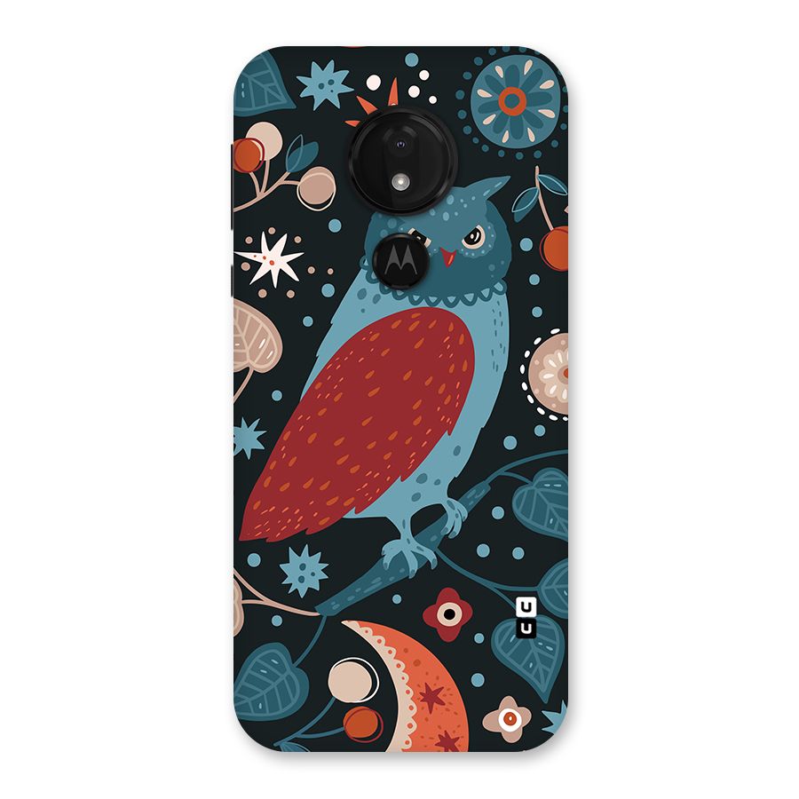 Nordic Arts Owl Back Case for Moto G7 Power