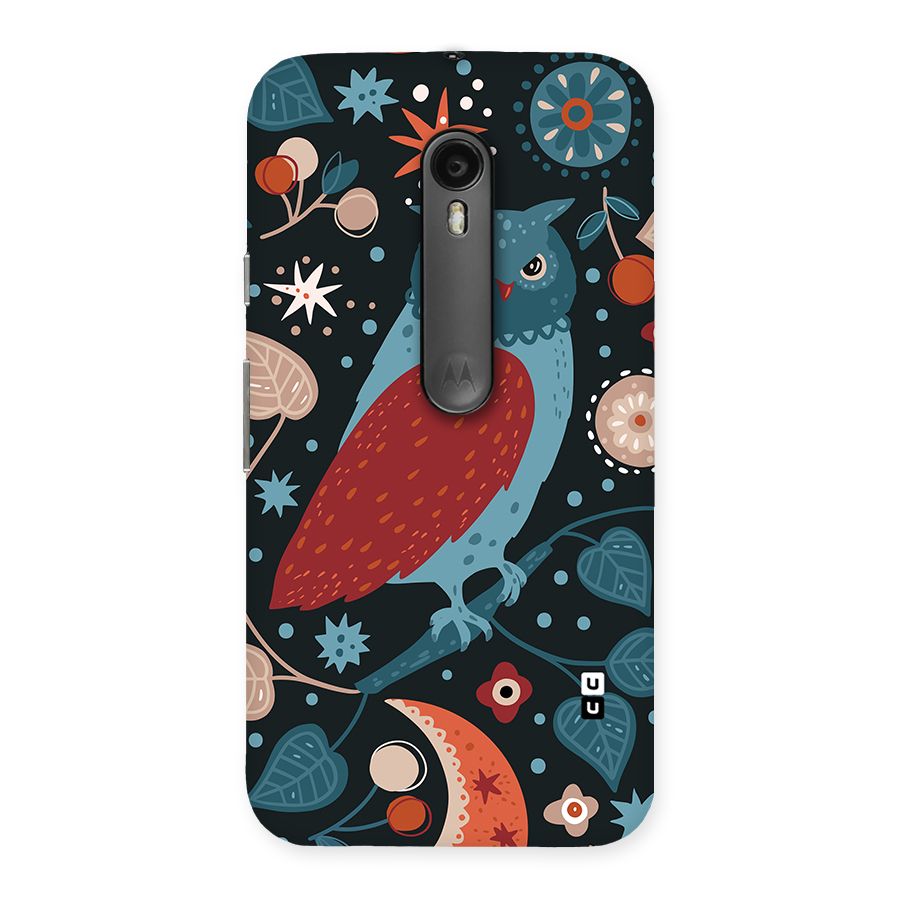 Nordic Arts Owl Back Case for Moto G Turbo