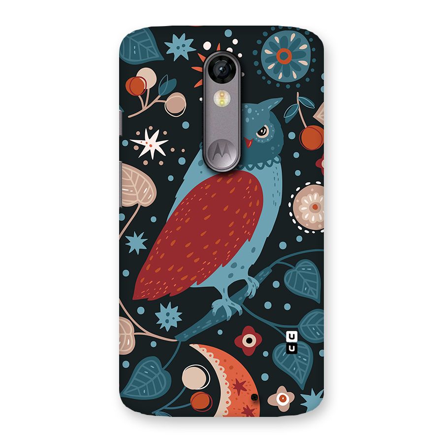 Nordic Arts Owl Back Case for Moto X Force