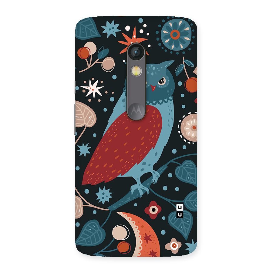 Nordic Arts Owl Back Case for Moto X Play