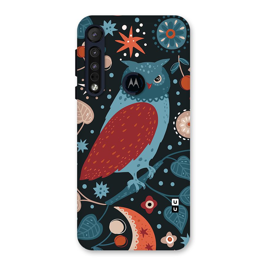Nordic Arts Owl Back Case for Motorola One Macro