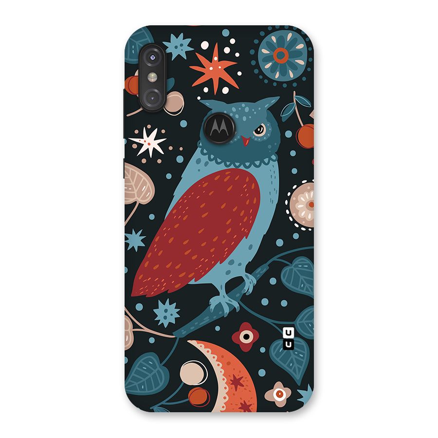 Nordic Arts Owl Back Case for Motorola One Power