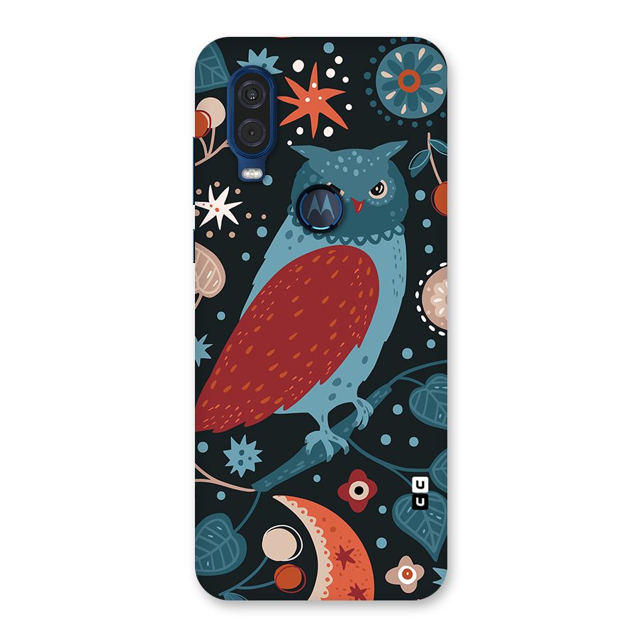 Nordic Arts Owl Back Case for Motorola One Vision