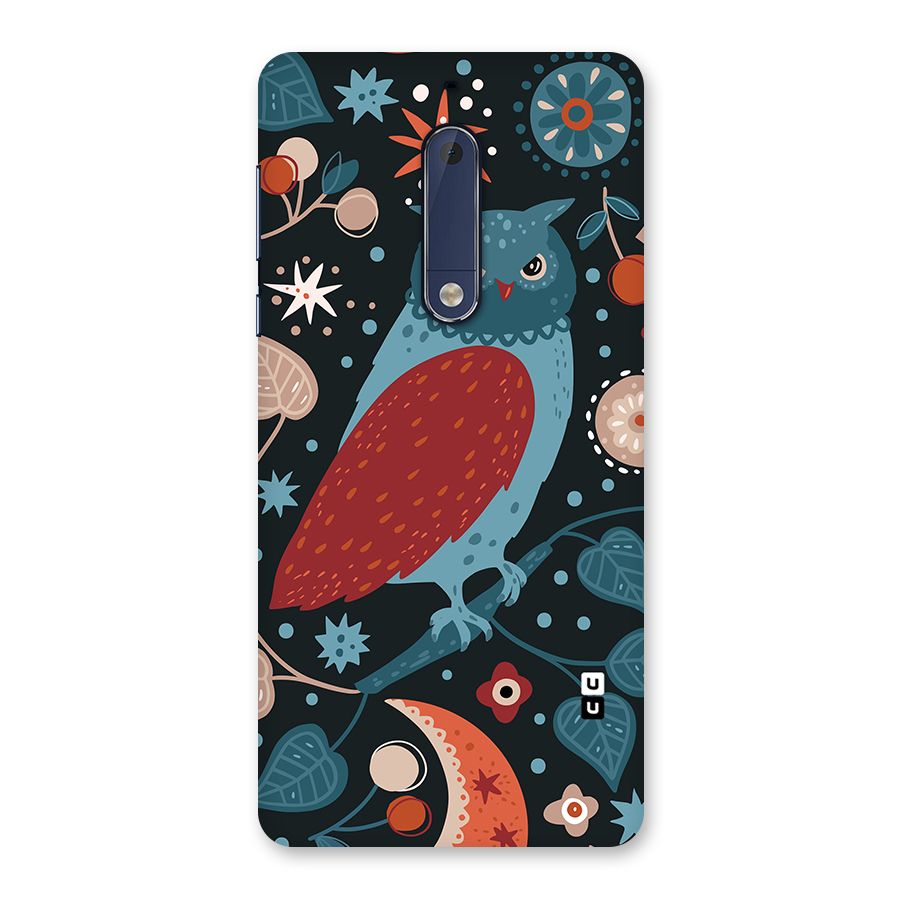 Nordic Arts Owl Back Case for Nokia 5