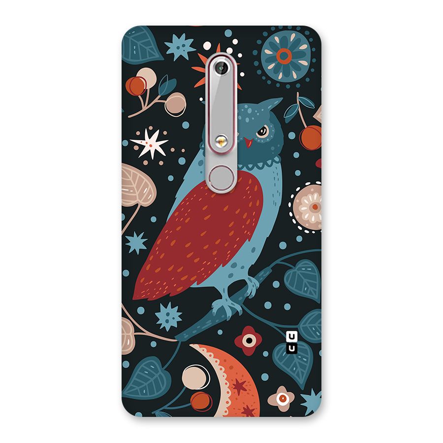 Nordic Arts Owl Back Case for Nokia 6.1