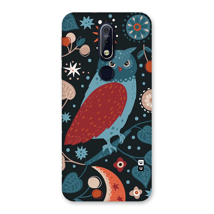 Nordic Arts Owl Back Case for Nokia 7.1