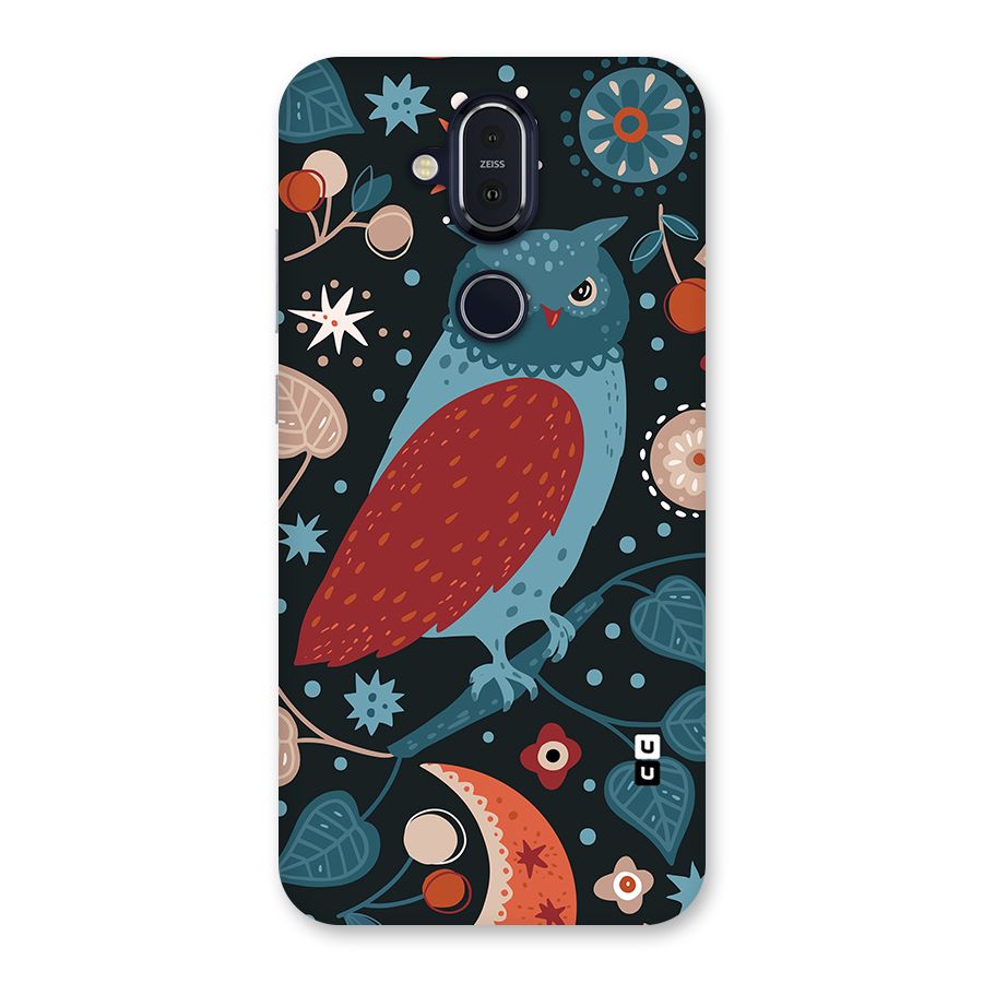Nordic Arts Owl Back Case for Nokia 8.1