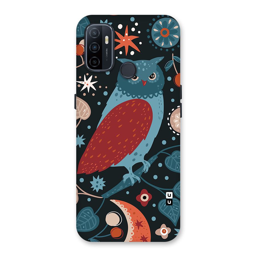 Nordic Arts Owl Back Case for Oppo A32