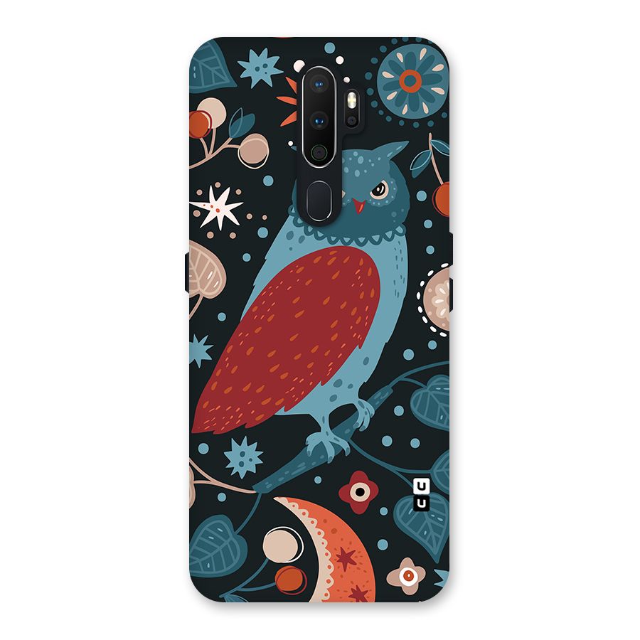 Nordic Arts Owl Back Case for Oppo A5 (2020)