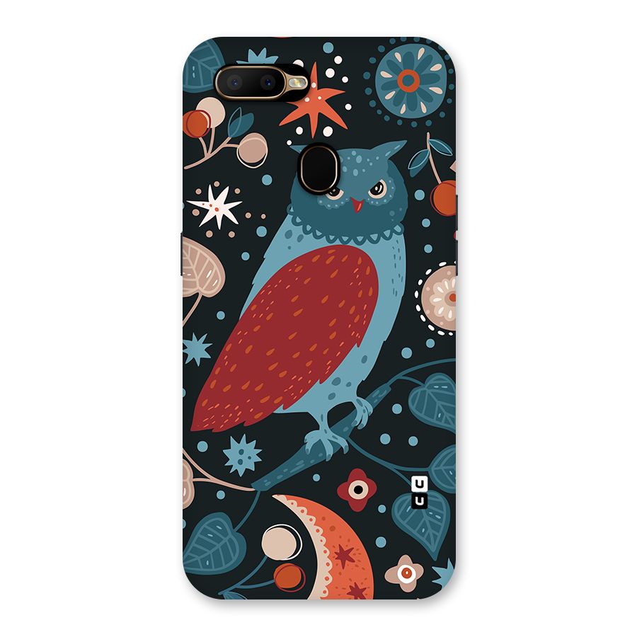 Nordic Arts Owl Back Case for Oppo A5s