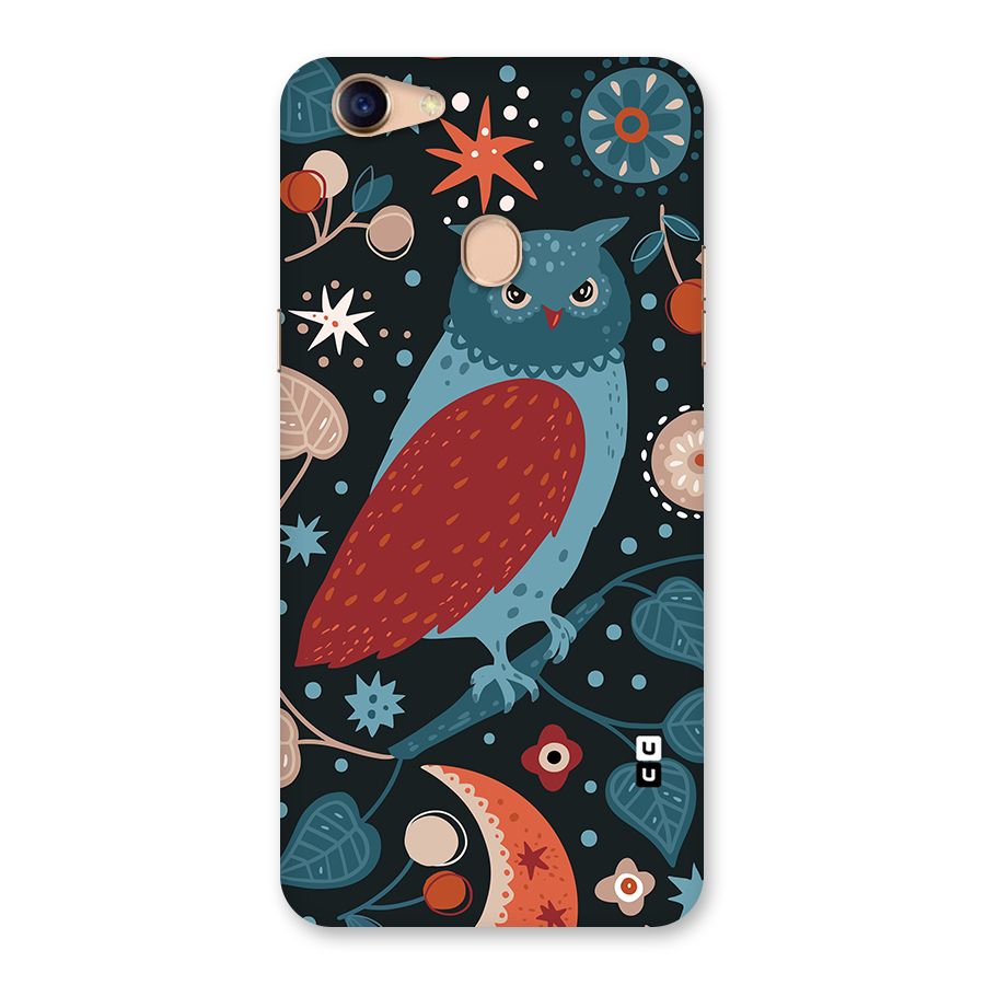 Nordic Arts Owl Back Case for Oppo F5 Youth