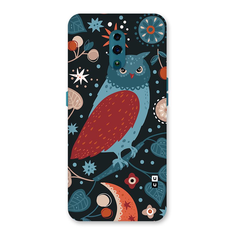 Nordic Arts Owl Back Case for Oppo Reno