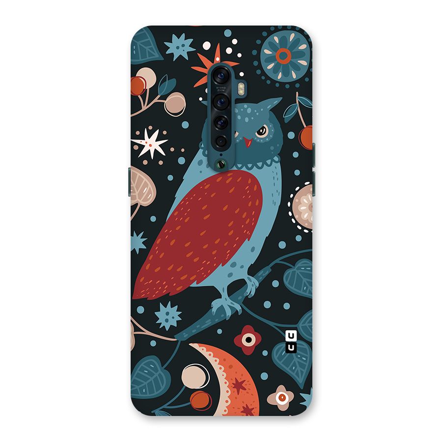 Nordic Arts Owl Back Case for Oppo Reno2