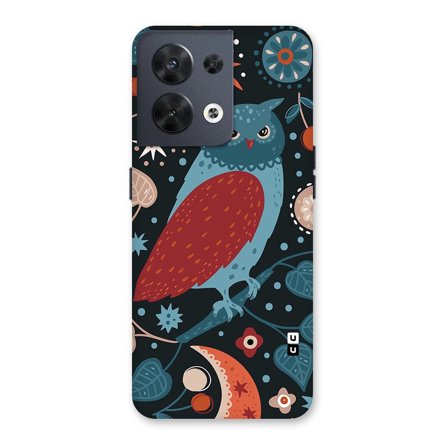Nordic Arts Owl Back Case for Oppo Reno8 5G