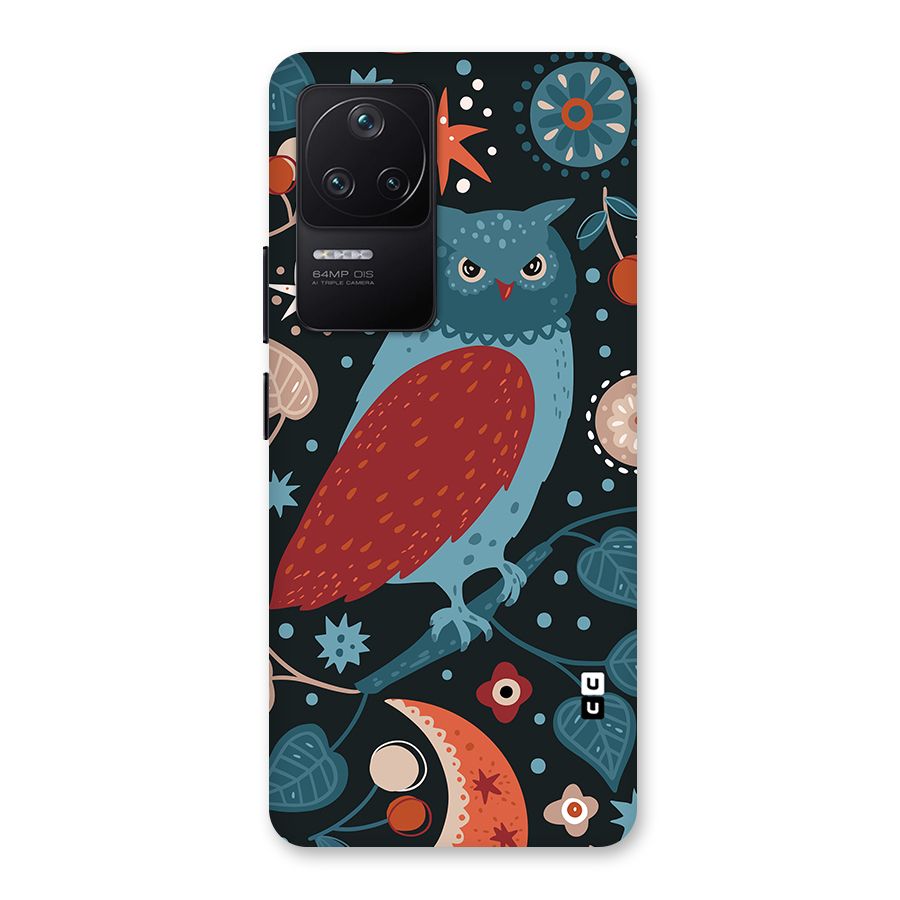 Nordic Arts Owl Back Case for Poco F4 5G